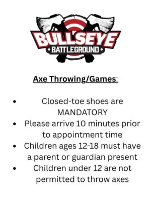 Axe Throwing & Games Lounge Bundle